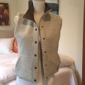 Wool and Sherpa vest
